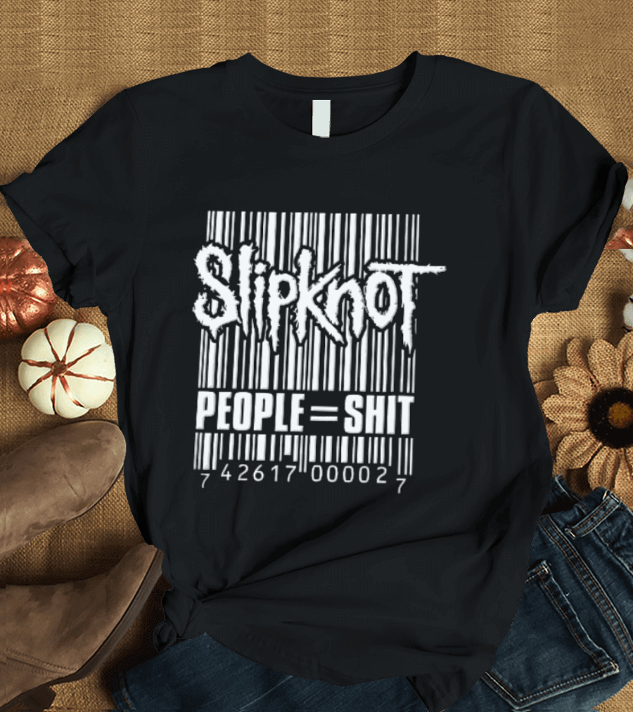 Slipknot People Equals Shit Spiky Barcode 742617000027 T-Shirt