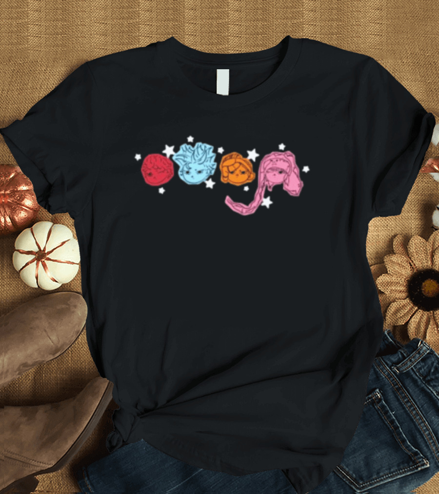 Summer Brothers Store The Band 5SOS Cartoon Heads T-Shirt