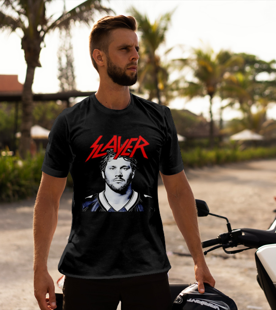 Josh Allen Slayer Buffalo Bills Fan Merchandise T-Shirt