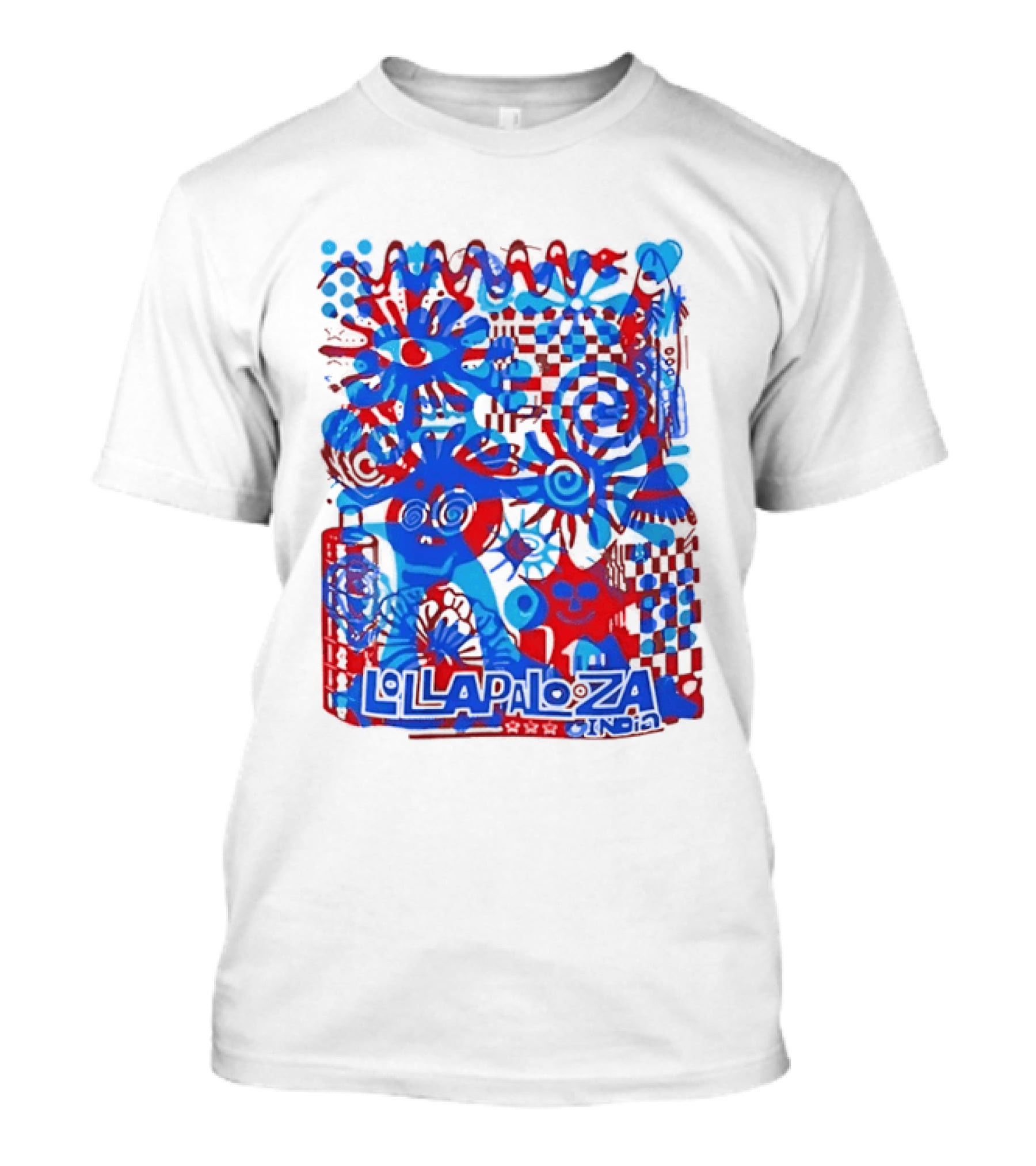 Lollapalooza India Festival Live Music Concert Vibrant Symbolic T-Shirt