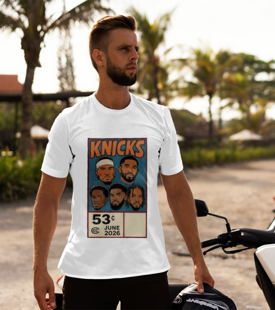 New York Knicks 53¢ Starting 5 June 2026 NBA T-Shirt