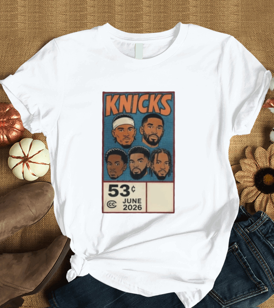 New York Knicks 53¢ Starting 5 June 2026 NBA T-Shirt