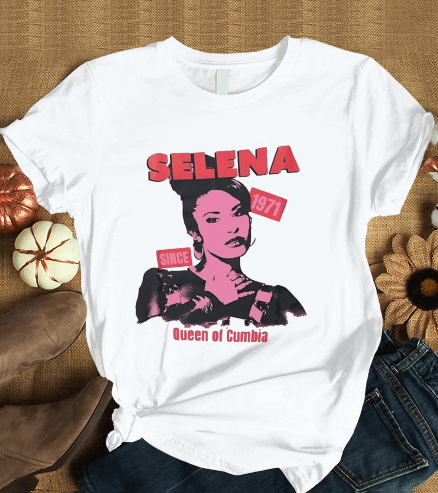 Selena 1971 Queen Of Cumbia Since Tejano Music Legend T-Shirt