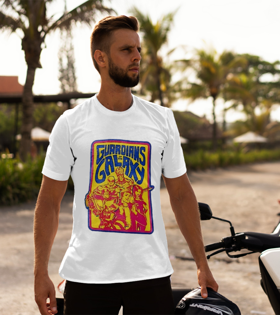 Guardians Of The Galaxy Star Lord Groot Rocket Drax Gamora Marvel T-Shirt
