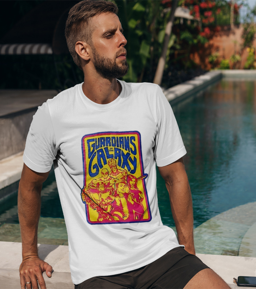 Guardians Of The Galaxy Star Lord Groot Rocket Drax Gamora Marvel T-Shirt