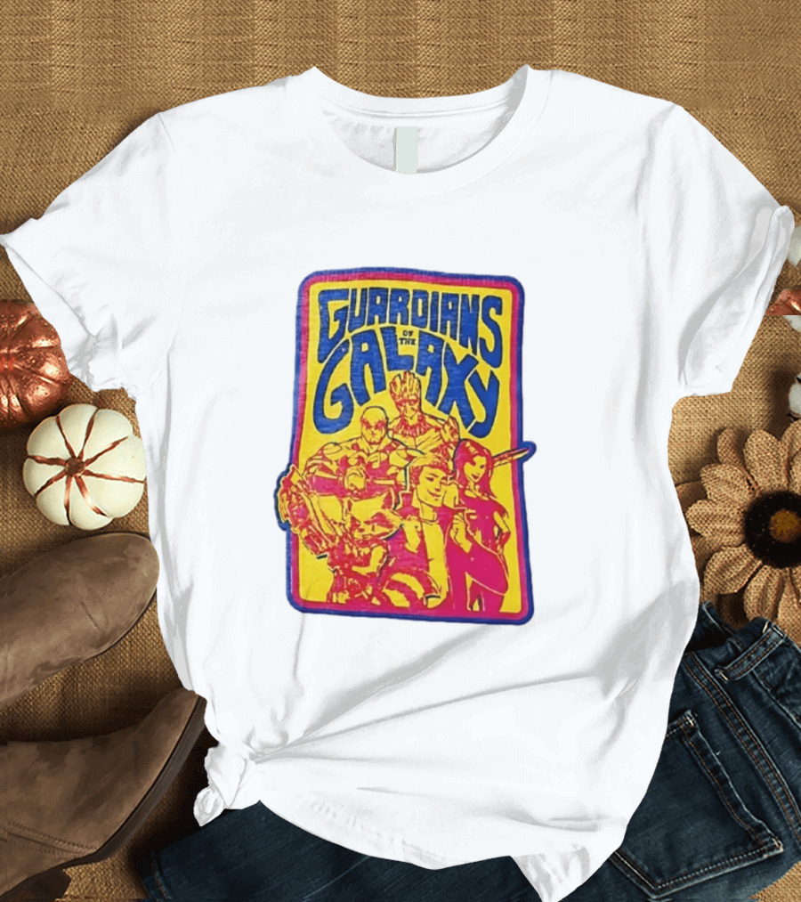 Guardians Of The Galaxy Star Lord Groot Rocket Drax Gamora Marvel T-Shirt