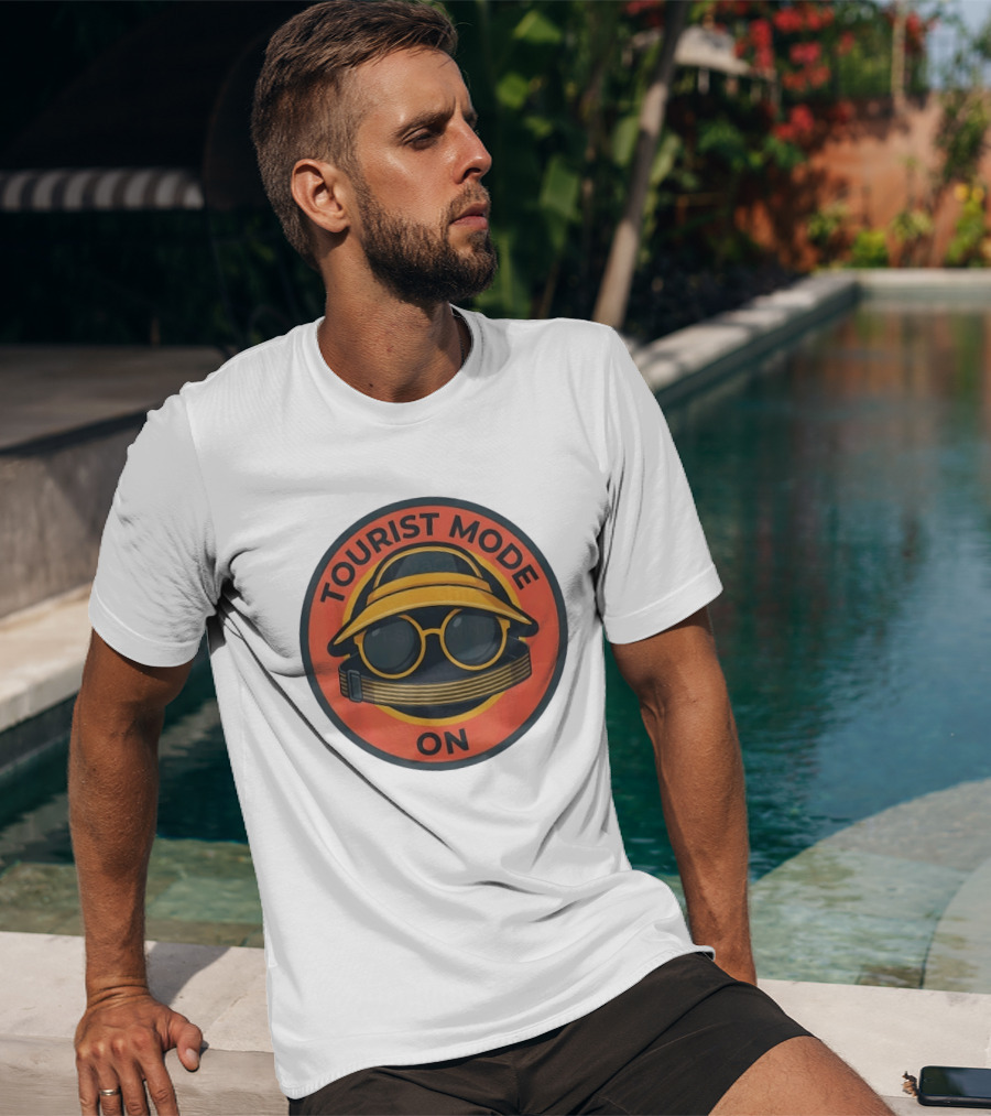 Tourist Mode On Vacation Travel Sightseeing Adventure T-Shirt