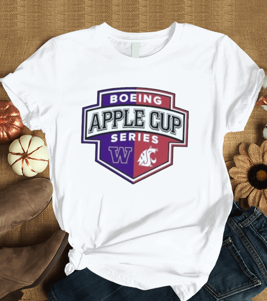 Boeing Apple Cup Series Washington Huskies W Vs Washington State Cougars T-Shirt
