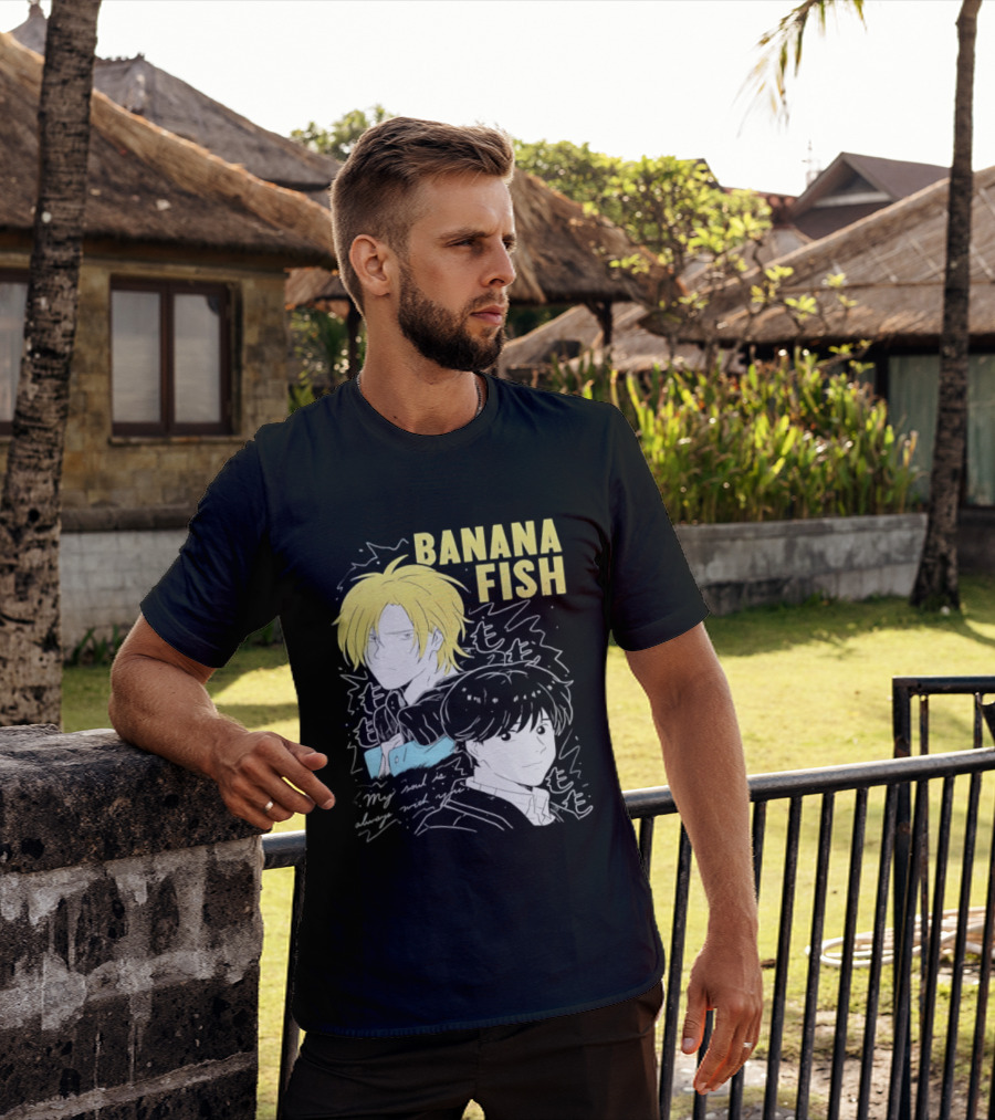 Banana Fish Ash And Eiji My Soul Is Always With You Anime Duo T-Shirt