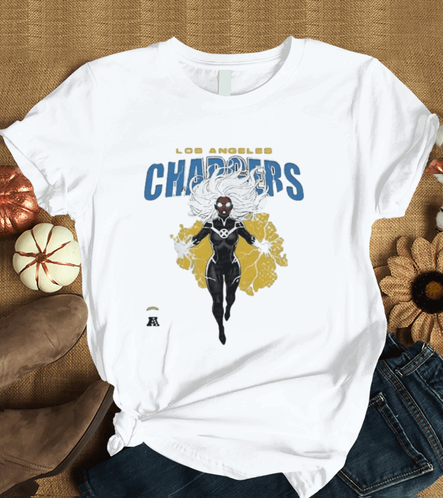 Los Angeles Chargers Storm X Men Marvel T-Shirt
