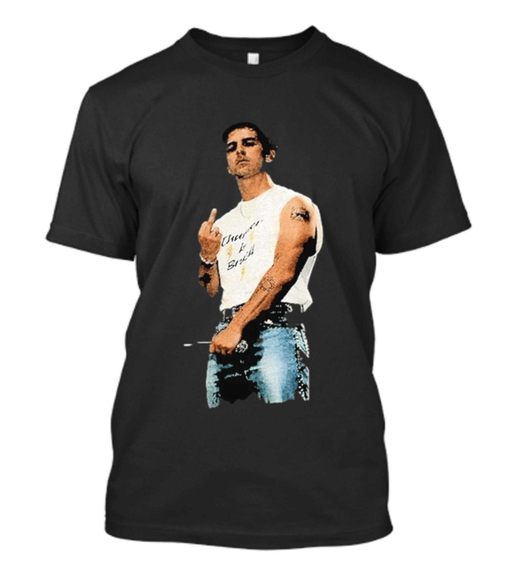 Jonas Brothers Singer Parody Gesture Uncover The Beach Tattoo Tank T-Shirt