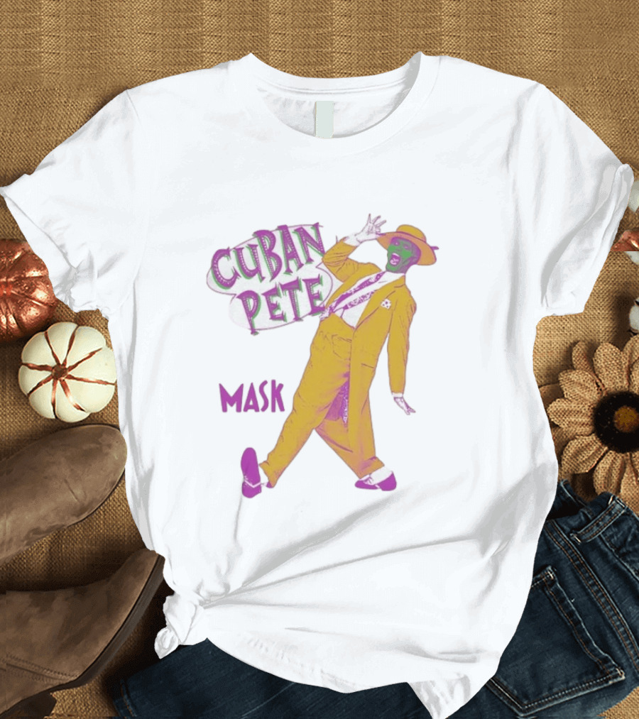 Cuban Pete The Mask Iconic Yellow Suit Dance Pose T-Shirt