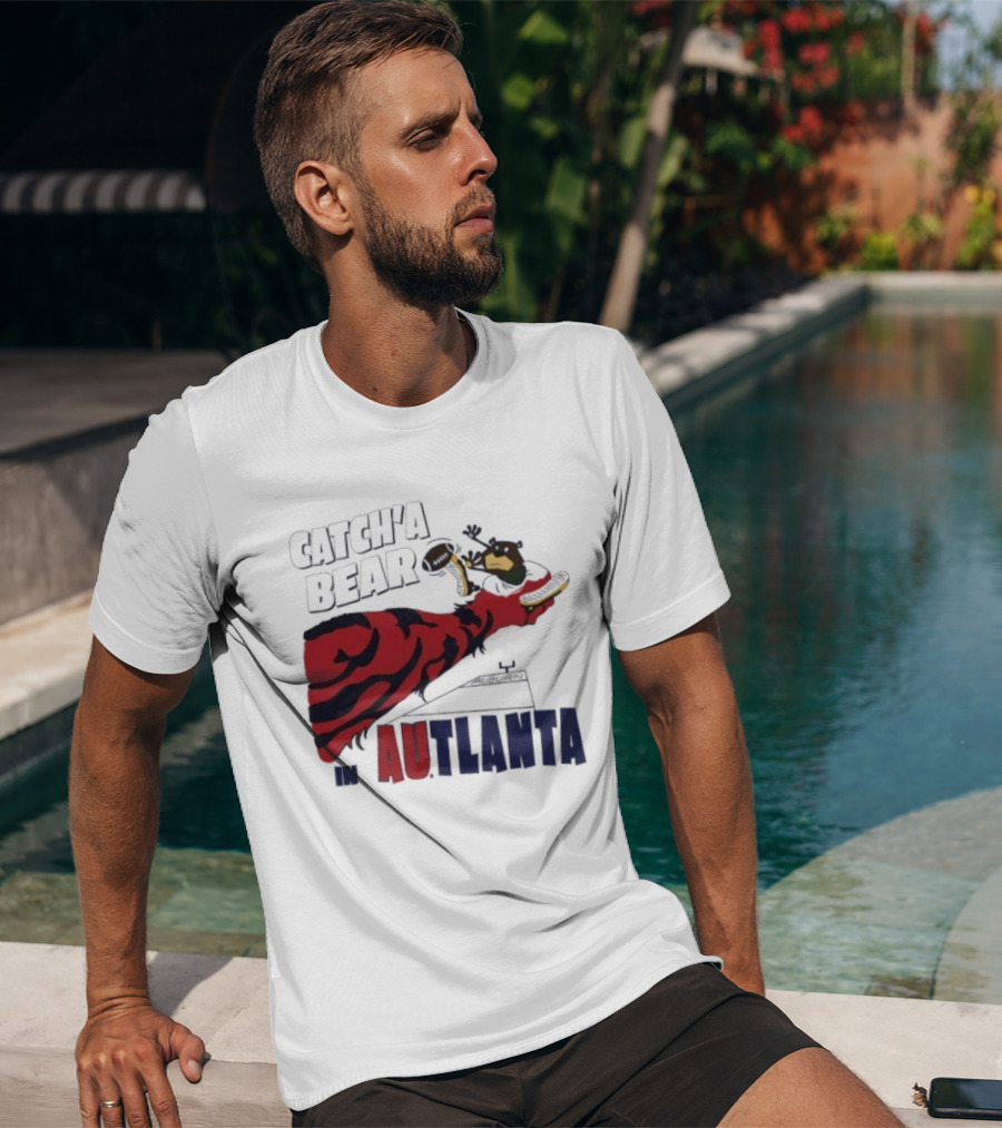 Catch'a Bear Auburn Tigers Vs Baylor Bears AUTlanta Tiger Stripe Football T-Shirt