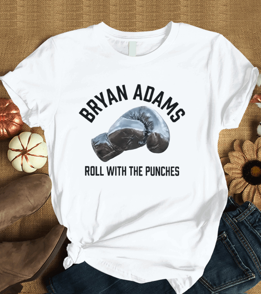Bryan Adams Roll With The Punches Boxing Glove Music T-Shirt