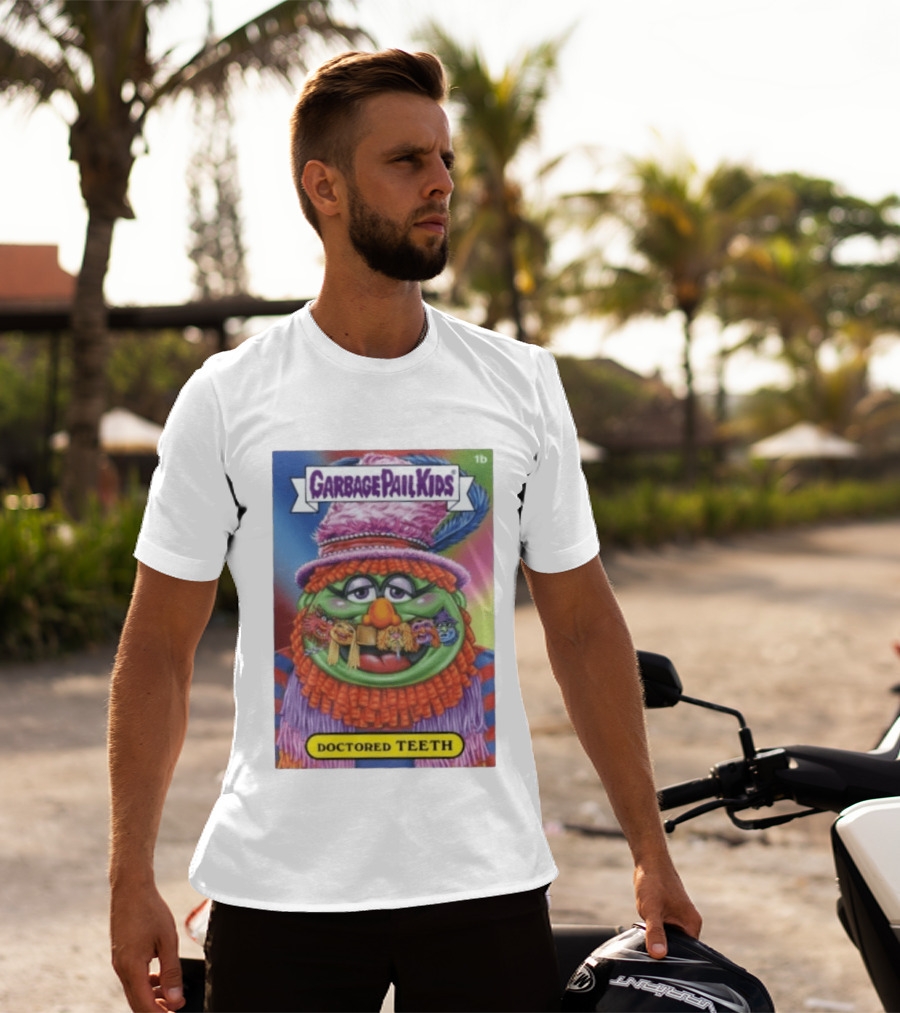 Garbage Pail Kids Doctored Teeth Muppets Mashup T-Shirt