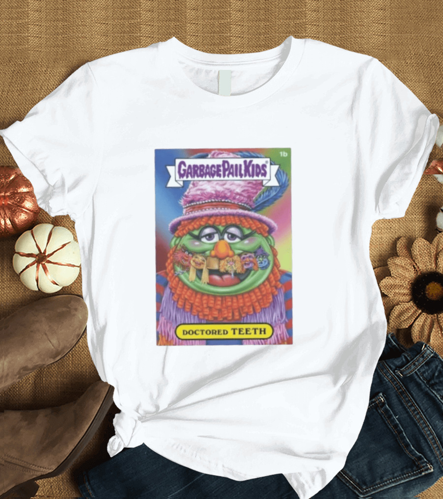 Garbage Pail Kids Doctored Teeth Muppets Mashup T-Shirt