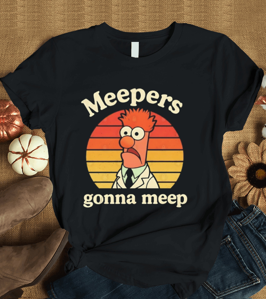 Meepers Gonna Meep Beaker Retro Muppets T-Shirt