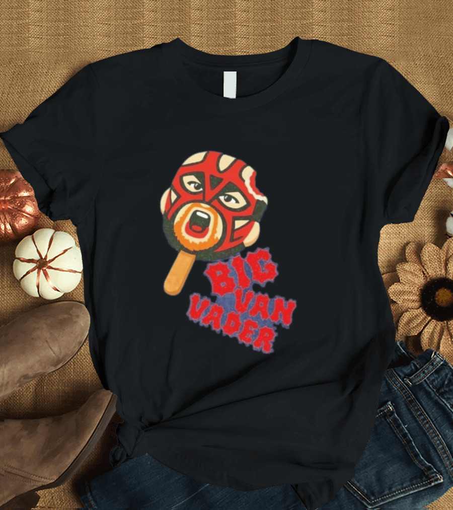 Big Van Vader Popsicle Wrestling WWE WCW Classic Style Retro Trend T-Shirt