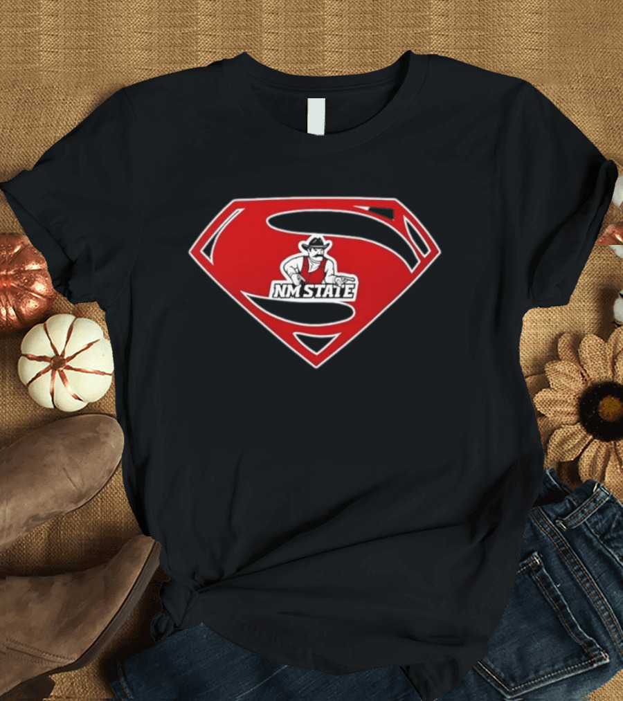 New Mexico State Aggies NM State Superman T-Shirt