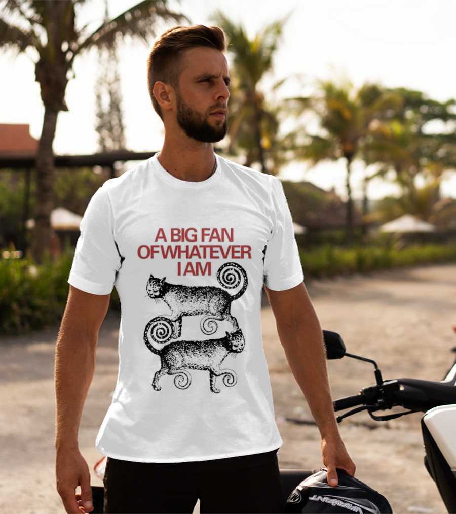 A Big Fan Of Whatever I Am Spiral Cats T-Shirt