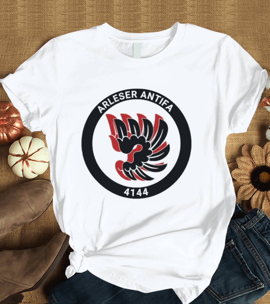 Arleser Antifa Arlesheim 4144 Black Red Fist T-Shirt