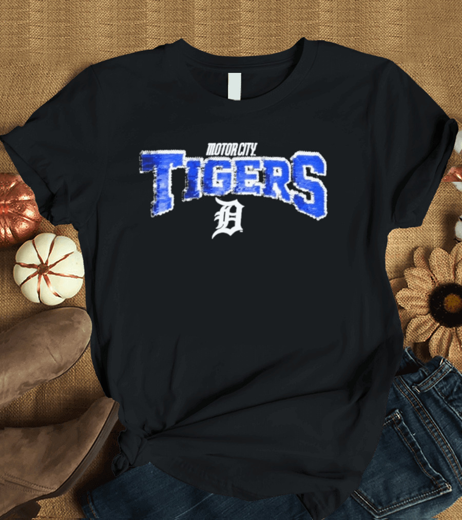 Detroit Tigers Motor City Youth Flip Sequin T-Shirt