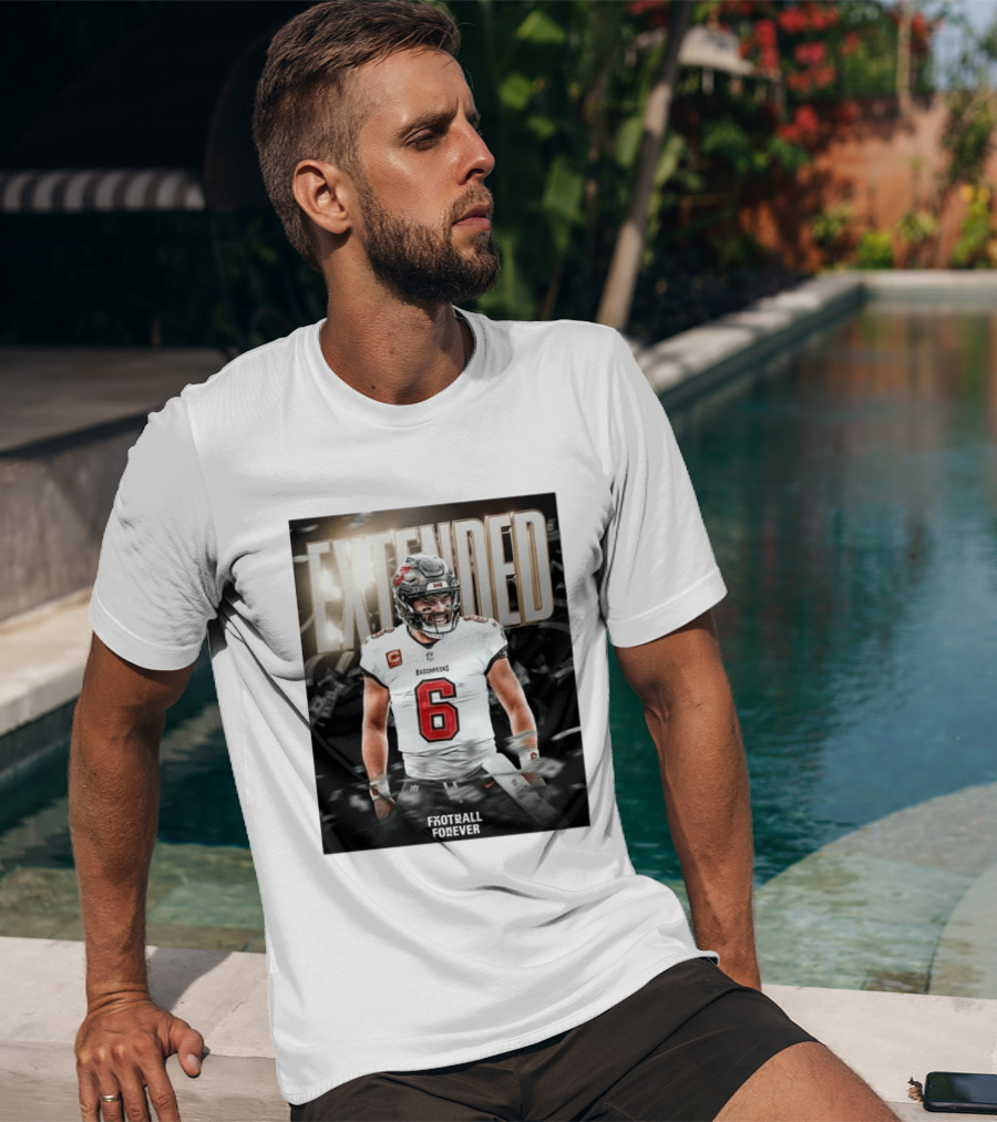 Extended Baker Mayfield Tampa Bay Football Forever T-Shirt