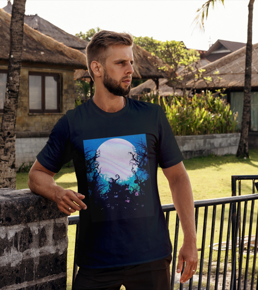 Gallows Orchestra Of Wolves Collection Full Moon Enchanted Forest Creatures T-Shirt