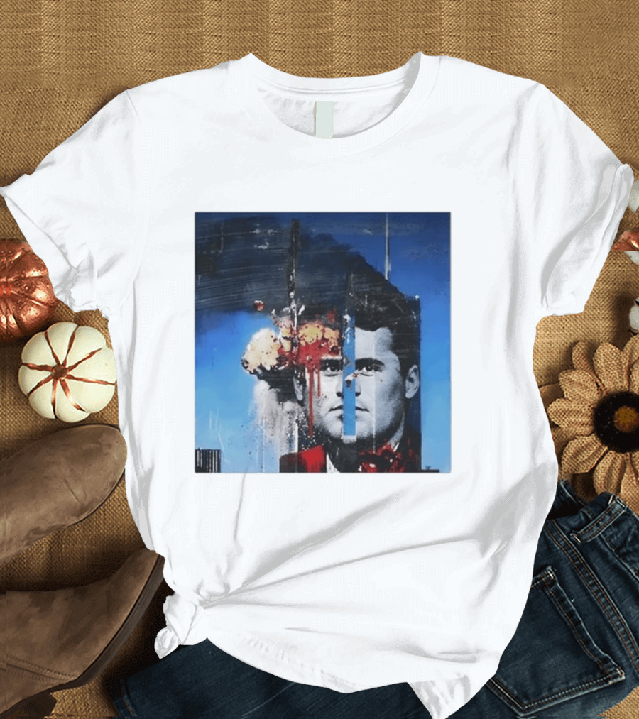 Charlie Kirk September 11 Twin Towers Collage T-Shirt