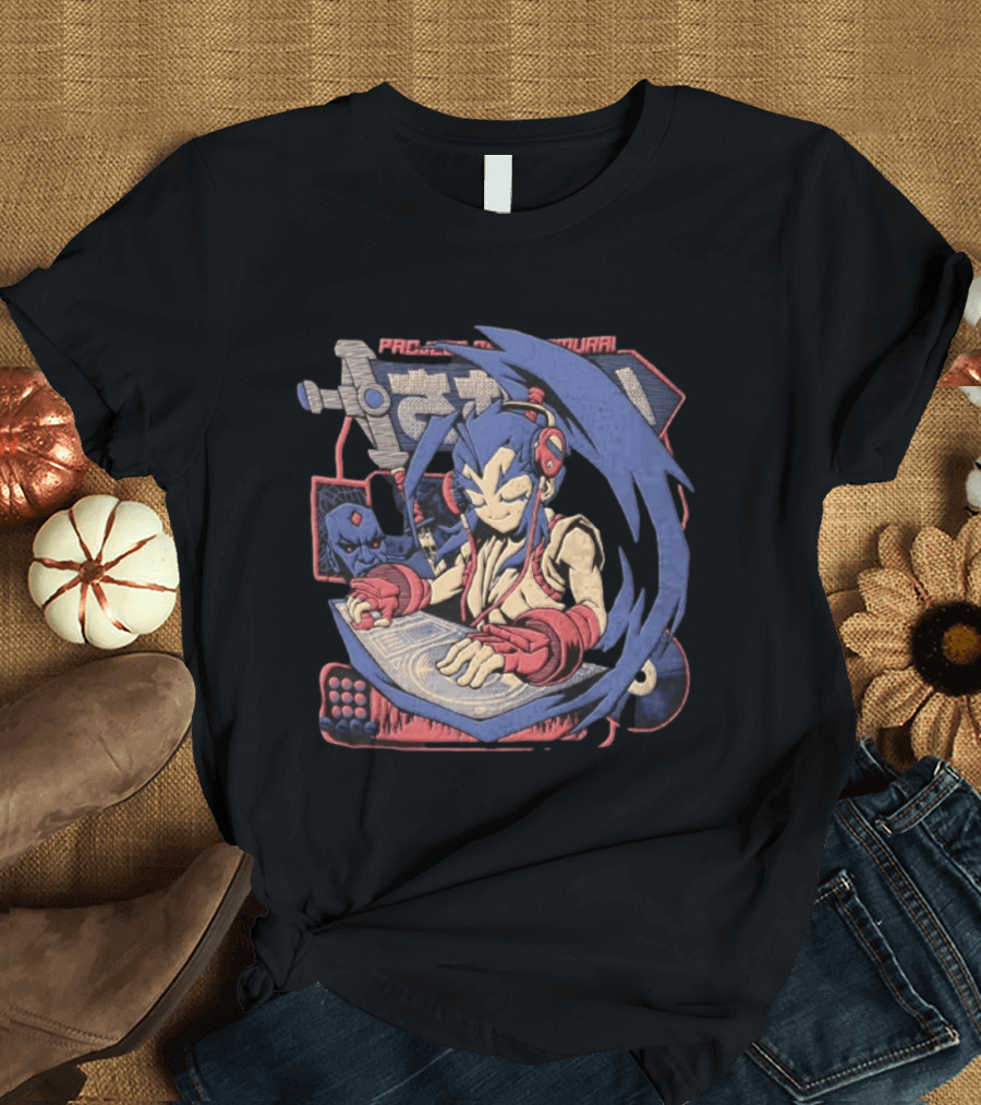 Yoshimitsu Project Soul Samurai DJ Scene Anime T-Shirt