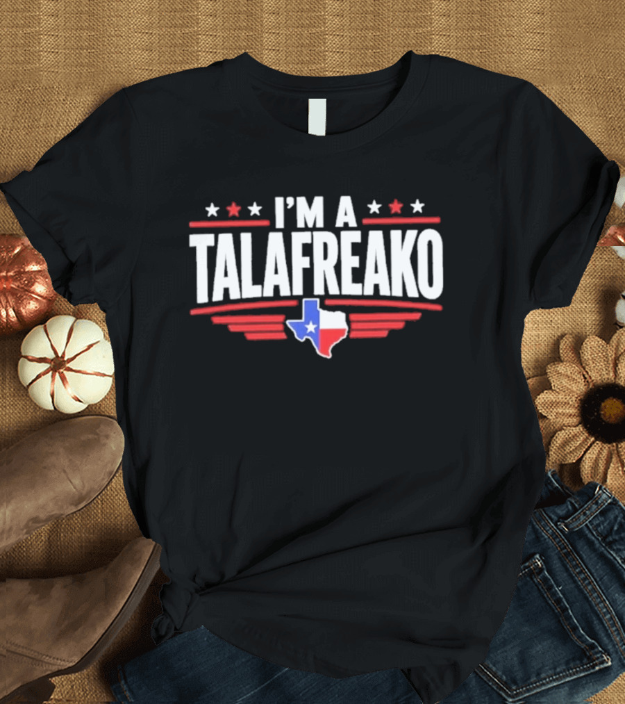 I'm A Talafreako Texas Map Stars Red White Blue T-Shirt