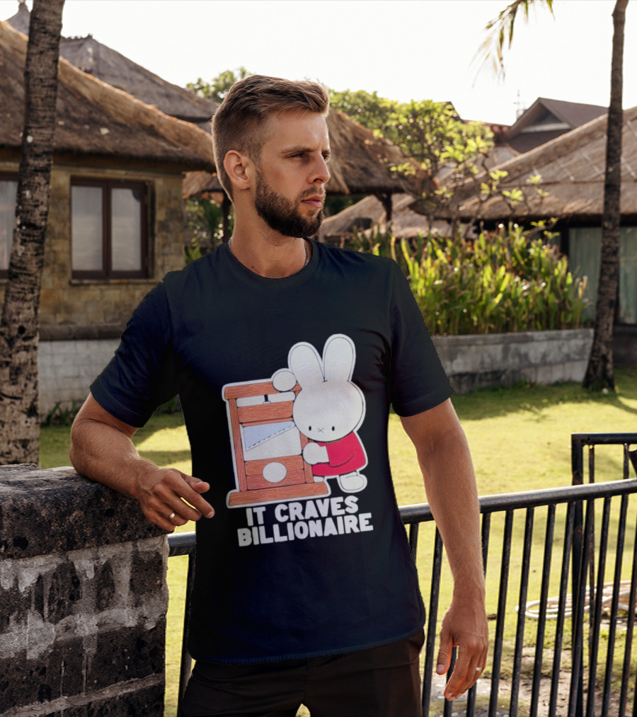 Villionaire Rabbit It Craves Billionaire Guillotine Red T-Shirt
