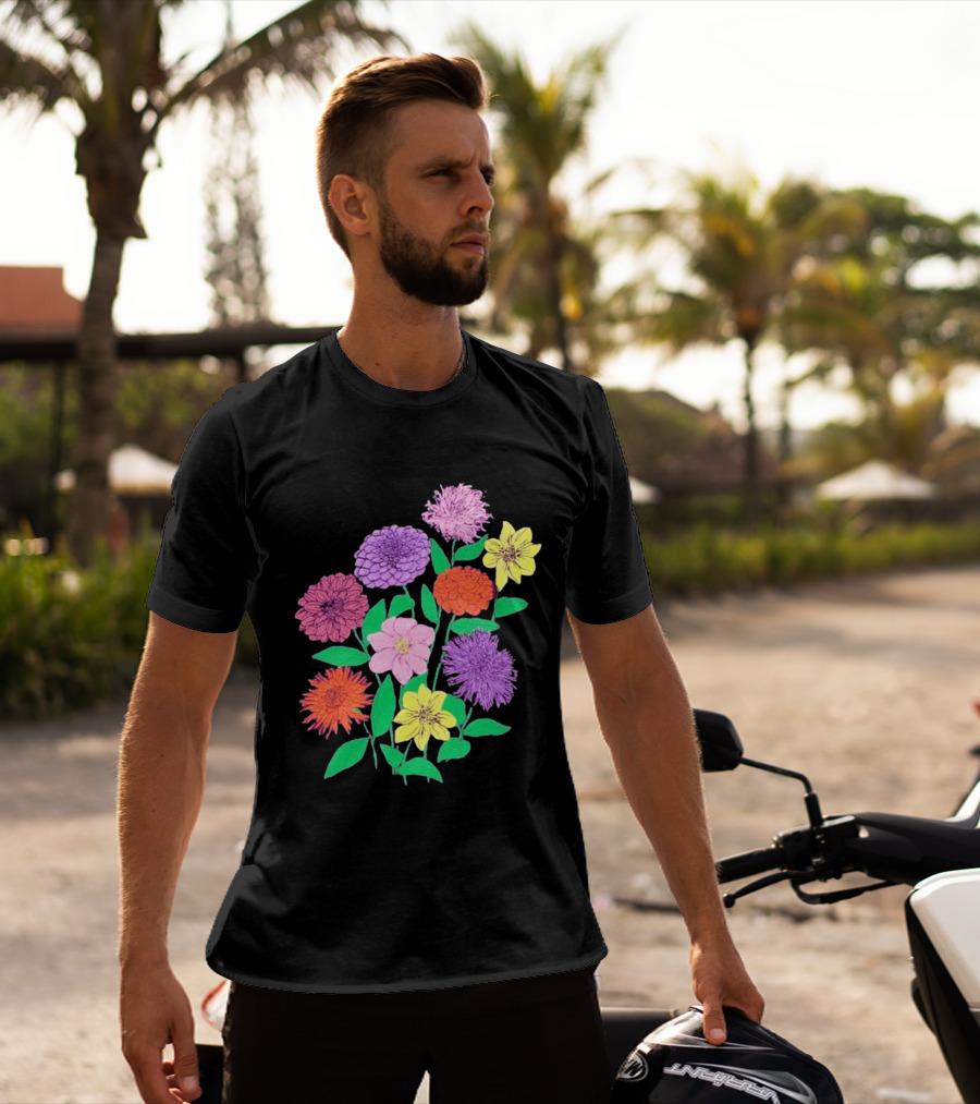 Jane Colby Colorful Floral Arrangement T-Shirt