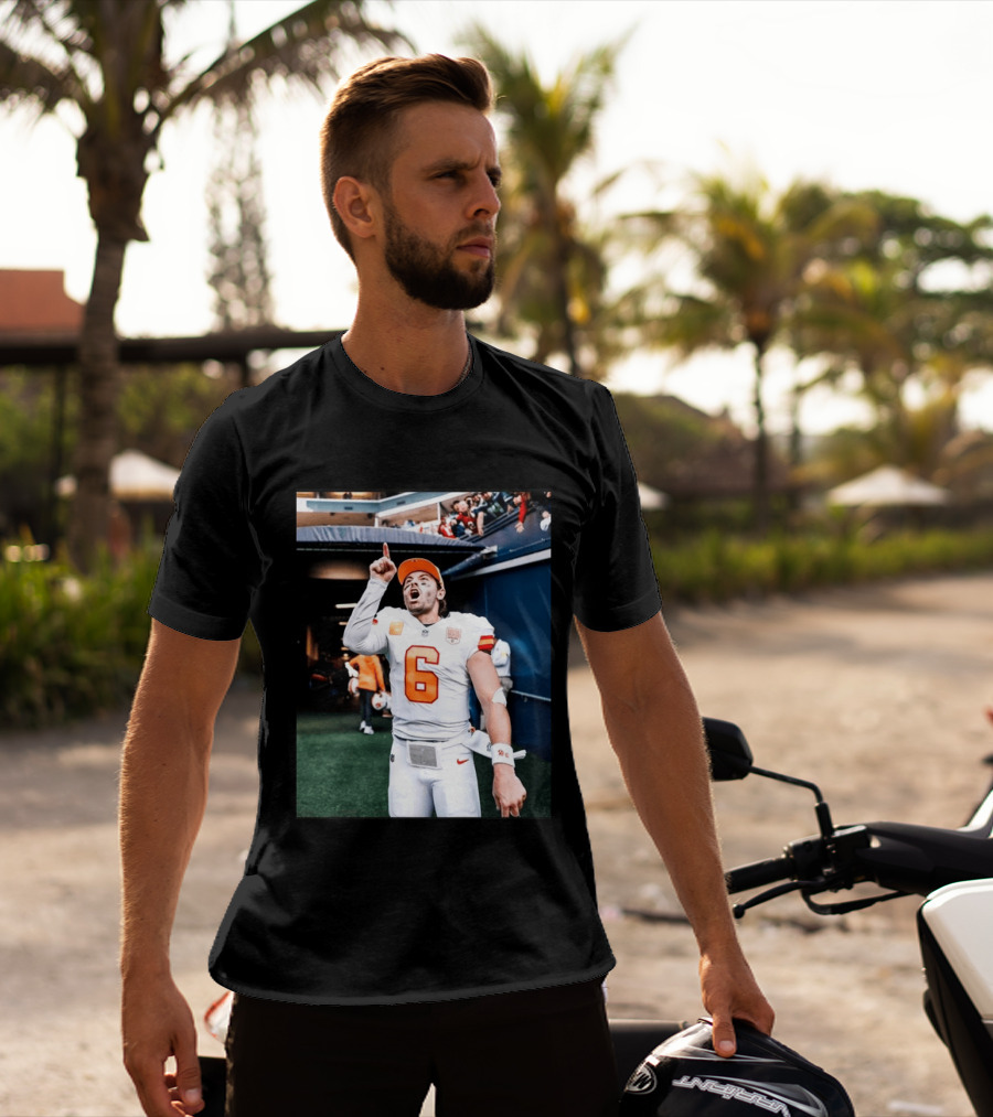 Baker Mayfield Tampa Bay Buccaneers NFL Quarterback Action Number 6 T-Shirt
