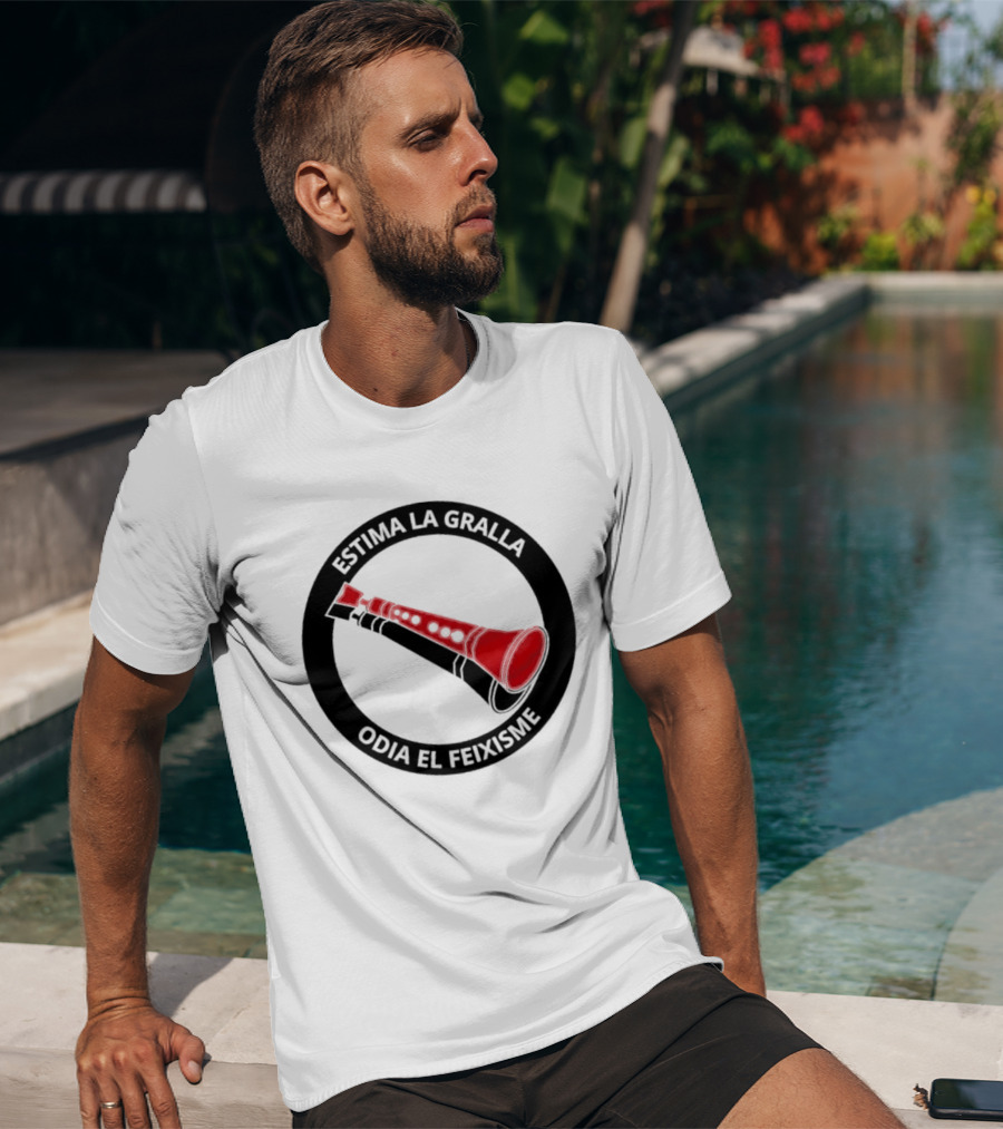 Estima La Gralla Odia El Feixisme Red Gralla T-Shirt