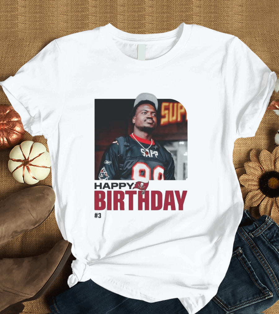 Happy Birthday Rueben Jr. Sapp Jersey #3 Football T-Shirt