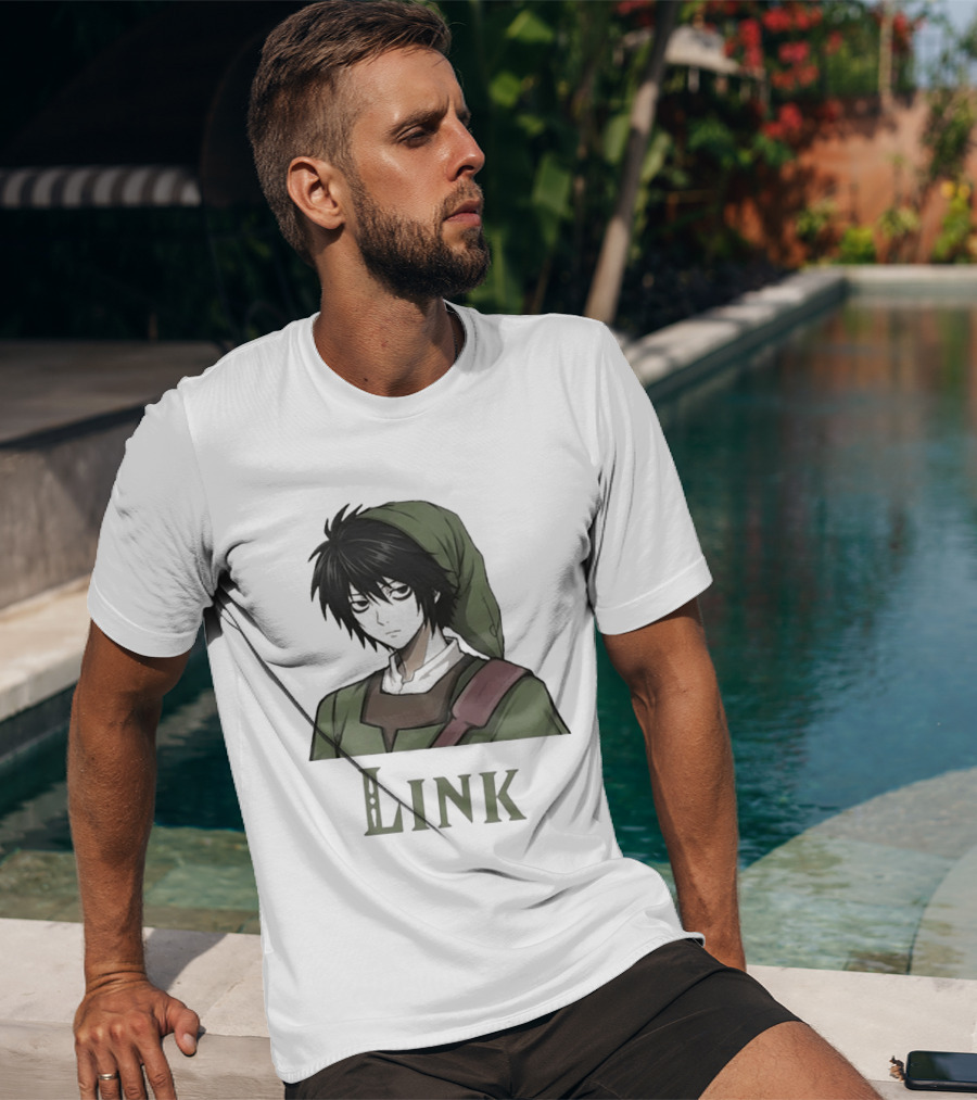 L Lawliet As Link The Legend Of Zelda T-Shirt