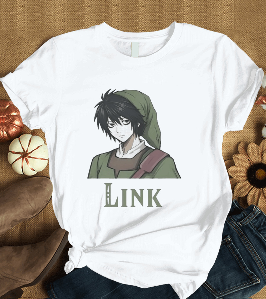 L Lawliet As Link The Legend Of Zelda T-Shirt