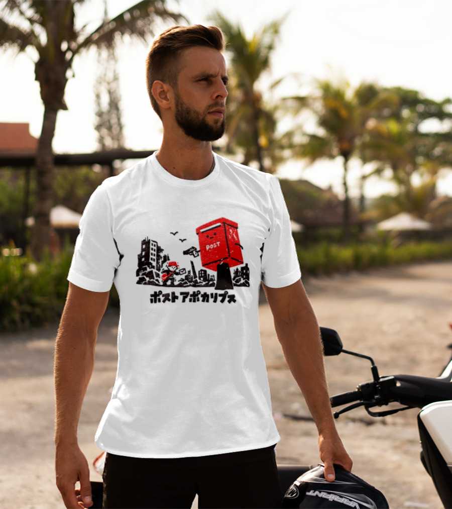 Mailman And Post Box Post Apokaripusu Japan Mail Service T-Shirt