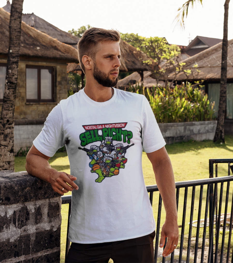 Nostalgia Nightvision TMNT Sell Right T-Shirt