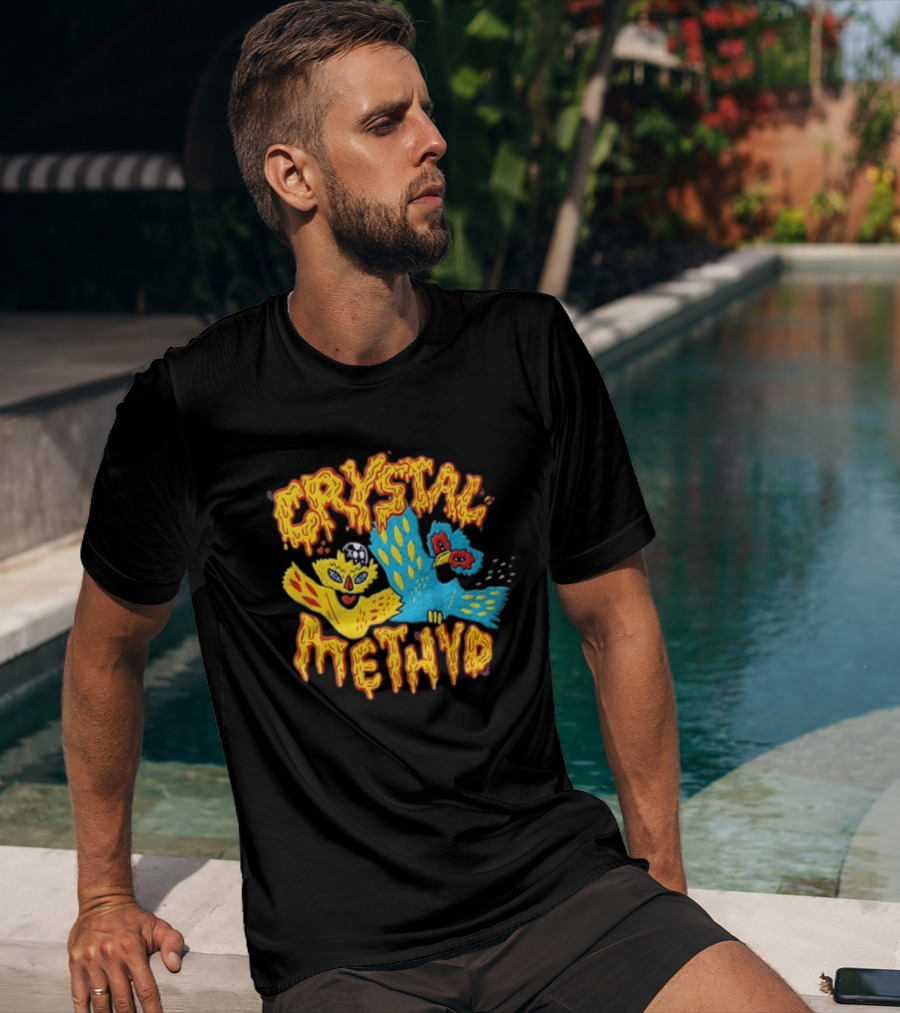 Crystal Methyd RuPaul Drag Race Bird Characters T-Shirt