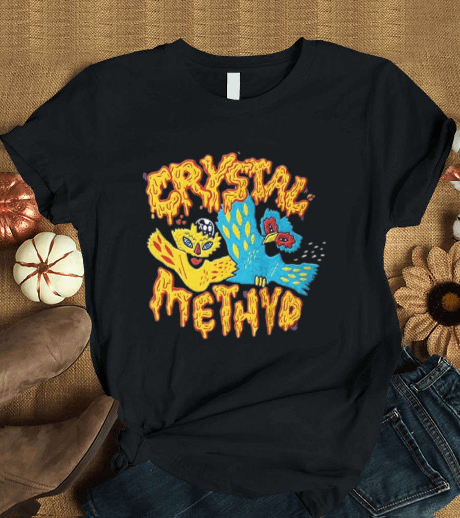 Crystal Methyd RuPaul Drag Race Bird Characters T-Shirt