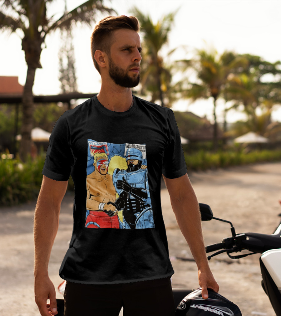 Ultimate Warrior TJ Lazer Robocop Capital Combat 90 T-Shirt