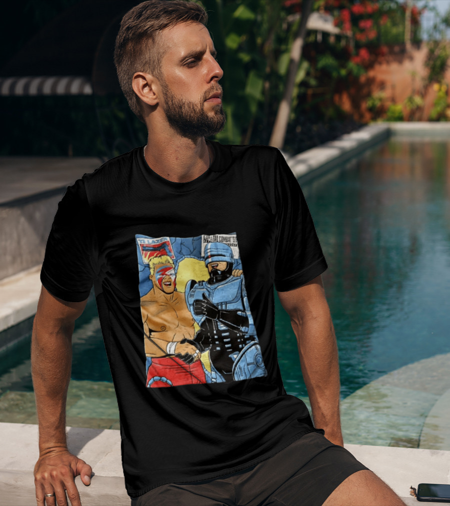 Ultimate Warrior TJ Lazer Robocop Capital Combat 90 T-Shirt