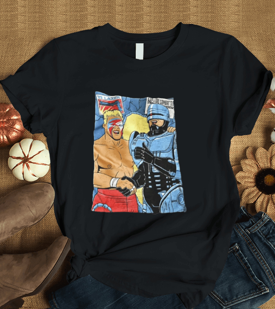 Ultimate Warrior TJ Lazer Robocop Capital Combat 90 T-Shirt
