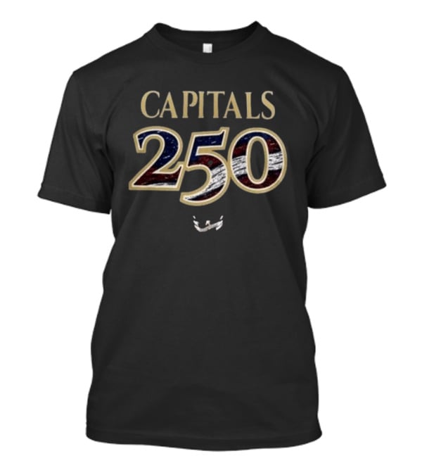 Washington Capitals Celebrate America250 With Stars And Stripes T-Shirt