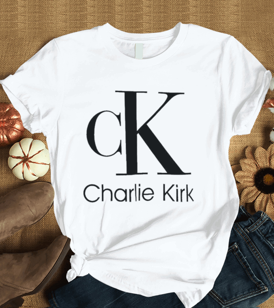 Charlie Kirk CK Bold Monogram T-Shirt
