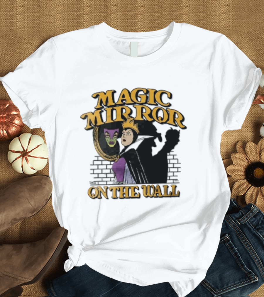 Magic Mirror On The Wall Evil Queen Old Hag Shadow T-Shirt