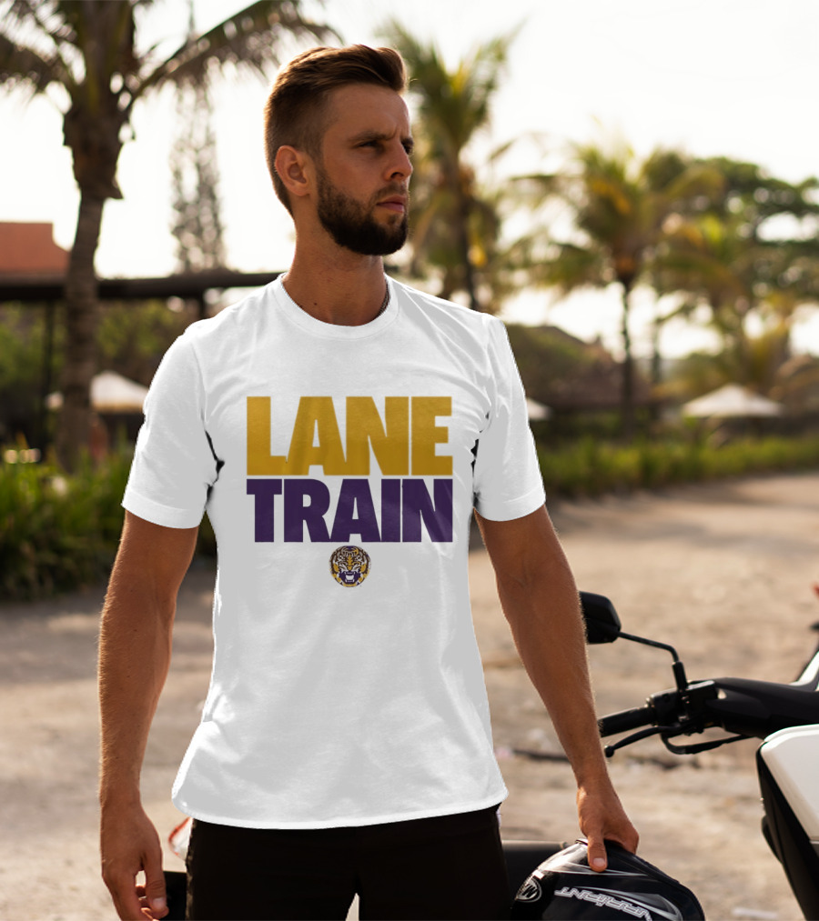 Lane Train LSU Tigers Football SEC Fan Gear T-Shirt