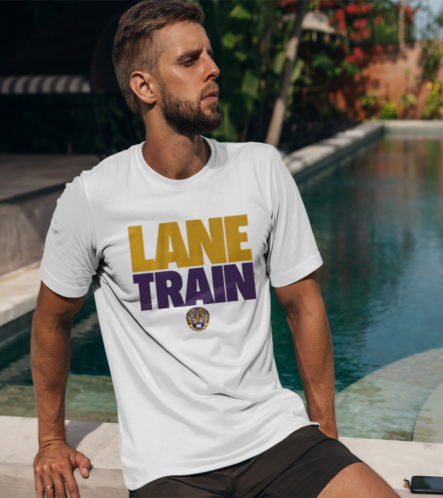 Lane Train LSU Tigers Football SEC Fan Gear T-Shirt